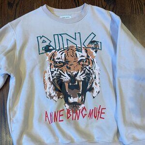 Anine Bing Tiger Sweatshirt Size Large